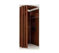 KRXSOBNV, Vestiaire Pliable, Magasin de vêtements temporaire, Salle d'essayage avec Rideau d'ombrage, vestiaire en métal, Dressing Portable ,Cabine d'essayage(C)