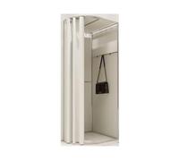 KRXSOBNV, Vestiaire Pliable, Magasin de vêtements temporaire, Salle d'essayage avec Rideau d'ombrage, vestiaire en métal, Dressing Portable ,Cabine d'essayage(A)