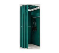 KRXSOBNV, Vestiaire Pliable, Magasin de vêtements temporaire, Salle d'essayage avec Rideau d'ombrage, vestiaire en métal, Dressing Portable ,Cabine d'essayage(B)
