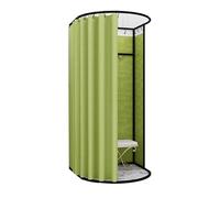 KRXSOBNV, Vestiaire Portable à Cadre métallique, vestiaire avec Grand Espace, Tente privée, vestiaire, Magasin de vêtements, Salle d'essayage ,Cabine d'essayage(Green,95x100x200cm)