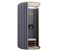 KRXSOBNV, Vestiaire, Tente D'intimité De Vestiaire Temporaire Au Sol De Salle D'essayage De Magasin De Vêtements, for Le Bureau De Centre Commercial ,Cabine d'essayage(Grey,100x95x200)