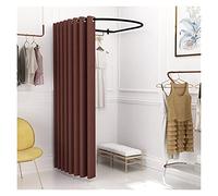 KRXSOBNV, Vestiaire, Tente d'intimité portative en Forme de U, for centres commerciaux, Bureaux ,Cabine d'essayage(Brown,85x80cm)