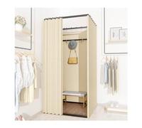KRXSOBNV, Vestiaire utilisé dans Le Centre Commercial et Le Bureau, Dressing for Plus d'intimité et séparateur de pièce, Magasin de vêtements carré indépendant ，Cabine d'essayage(#7,100x100x200cm)