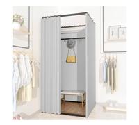 KRXSOBNV, Vestiaire utilisé dans Le Centre Commercial et Le Bureau, Dressing for Plus d'intimité et séparateur de pièce, Magasin de vêtements carré indépendant ,Cabine d'essayage(#6,100x100x200cm)