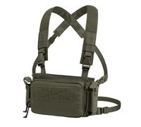 KRYDEX GEAR Gilet de poitrine avec pochette magnétique 5,56/7,62 mm, pochette de 9 mm pour pistolet et harnais tactique pour la chasse CS, militaire et airsoft