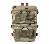 KRYDEX GEAR Sac à dos modulaire avec panneau arrière tactique double poche Assault Zip On pour gilet V5, mc, 11.5 x 8.25 inches, Tactique