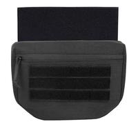 KRYDEX Pochette d'administration tactique avec crochet et boucle pour gilet tactique AVS JPC CPC AVS (Noir)