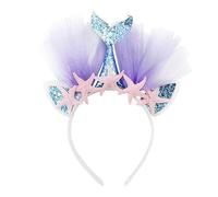 KRYMSON Bandeau de Sirène - Couronne et Accessoire de Cheveux pour Fête de Carnaval - Universel pour Femmes et Enfants