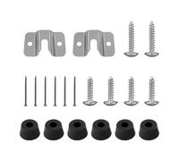 KRYMSON Lot de 2 accessoires de montage pour cible de fléchettes - Kit de montage - Crochets muraux suspendus - Accessoires de suspension pour cible de fléchettes