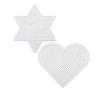 KRYMSON Lot de 2 planches à puzzle - Perles à repasser - Planche à repasser - Accessoires de bricolage créatifs et intéressants - Convient pour les enfants et les adolescents