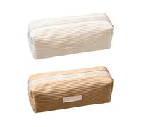 KRYMSON Lot de 2 sacs de rangement portables, trousse en toile, imperméable, convient pour les adolescents, les hommes et les femmes