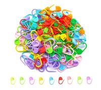 KRYMSON Lot de 200 marqueurs colorés à tricoter, aiguilles en plastique, marqueurs de couture, marqueurs de couture, marqueurs de mailles multicolores pour tricot, crochet ou bricolage (couleurs