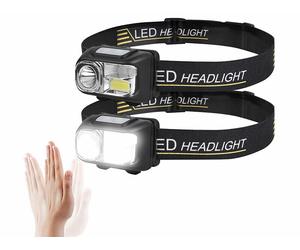 KryoLights 2 lampes frontales LED rechargeables 120 lm avec intensité variable