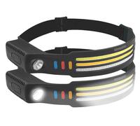 KRYOLiGHTS 2 lampes frontales rechargeables SL-500 avec capteur de mouvement