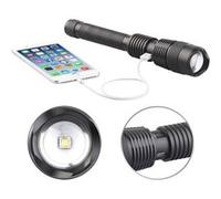 KryoLights : Lampe torche à LED & batterie d'appoint TRC-300 1000 lm / 10 W / 3600 mAh Noir G