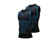 Kryonify T-Shirt Ventre Plat Homme - Gilet de Compression Ultra-Léger en Soie Glacée, Respirant et Extensible, Vêtements de Sport à Séchage Rapide pour Fitness et Usage Quotidien.