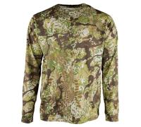 Kryptek Long Sleeve, 100%, Stealthy Camo Tee Stalker T-Shirt de Chasse à Manches Longues 100% Coton Motif Camouflage, Transitionnel, XL Homme
