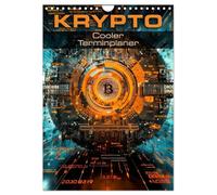 KRYPTO Agenda cool, Version française (Calendrier mural 2026 DIN A4 portrait), Calendrier CALVENDO mensuel