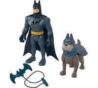 Krypto Super Chien, Coffret Batman et Ace de Fisher-Price, 2 figurines articulées (15 et 10cm) et 1 accessoire, Jouet Enfant, Dès 3 ans, HGL03