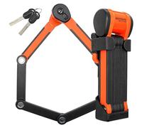 Kryptonite Antivol Pliant Evolution 790 avec Attache au Cadre Klick orange/noir 90 cm