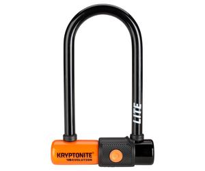 Kryptonite Evolution LITE Mini-6 Noir, Orange Verrou en U