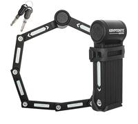 Kryptonite Keeper Mini Folding, Antivol Vélo Pliable | Cadenas pour Vélos | Niveau de Sécurité 4/10 | Pratique et Flexible | Longueur 80 cm