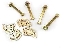 Kryptonite Kit de boulons à came robuste pour bras de commande supérieurs KR86376 compatible avec Chevy Silverado et GMC Sierra 2500HD 3500HD 2011-2022