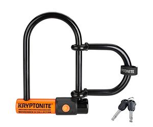 Kryptonite Messenger Plus Antivol de velo Mixte Adulte, Noir/Orange
