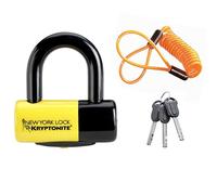 Kryptonite New York Disc Lock Liberty, Antivol de Disque, Sécurité 9/10 | Anse en Acier Trempé de 15 mm, pour Scooters et Motos, Câble de Rappel, 1,02 kg, 5,6 x 5,8 cm