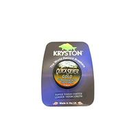 Kryston QUICKSILVER dorée Gravel marron 20m 25lb/35lb/45lb enrobé choc LEADER / crochet gauche quick-silver TIPPETS - 25lb / 11,3Kg