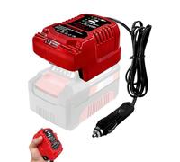 Kryvella Chargeur de voiture pour Einhell 18 V PXC - Chargeur de rechange portable et rapide - 12 V - Prise allume-cigare - Adaptateur de charge pour PXC