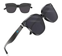 Kryvella Lunettes de soleil intelligentes Bluetooth 5.4 avec microphone et haut-parleur, audio sans fil pour appels mains libres, jogging et randonnée