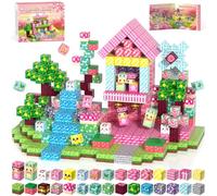 Kryzomat Construction Magnetique Enfant 200 PCS, Cube Magnétique pour Garçon Fille, Magnetic Blocks pour 3+ Ans, Bloc Construction Magnetique Cadeau pour Noël Anniversaire