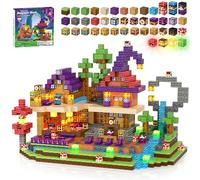 Kryzomat Cube Magnétique Lumineux, Magnetic Blocks 150 PCS, Thème Magie