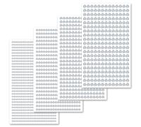 Kryzulax Lot de 1792 strass autocollants, 4 feuilles de pierres précieuses, paillettes pour décoration d'ongles et bricolage créatif (argent)