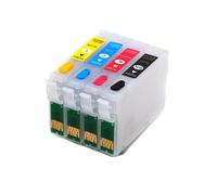 KRZkwA Cartouche à Encre de Recharge Compatible avec Puce d'arc Compatible avec T22 TX120 T25 TX125 TX135 TX420W TX320F TX235W TX525FW K101 Modèles T1351 T1332 T1333 T1334