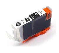 KRZkwA La Cartouche à Encre CLI-42 Compatible Ensemble Compatible avec l'imprimante Pro-100 Pro-100S Comprend CLI42BK C Y GY LGY M PM PM Ink(Black)