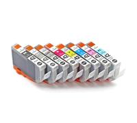 KRZkwA La Cartouche à Encre CLI-42 Compatible Ensemble Compatible avec l'imprimante Pro-100 Pro-100S Comprend CLI42BK C Y GY LGY M PM PM Ink(1 Set)