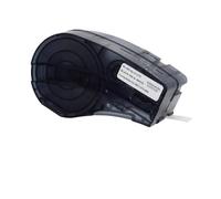 KRZkwA M21-375-499 Étiquette en Nylon Noir sur Blanc de 9,5 mm x 4,9 m Compatible avec l'imprimante BMP21 Plus(2PCS)