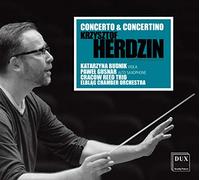 Krzysztof Herdzin : Double concerto pour alto et saxophone - Concertino pour trio d'anches. Budnik, Gusnar, Cracow Reed Trio, Herdzin.