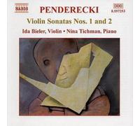 Krzysztof Penderecki Violin Sonatas Nos. 1 and 2 (Bieler, Tichman) (CD) Album