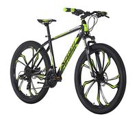 KS Cycling VTT Hardtail Xplicit Noir/Vert 21 Vitesses RH 51 Adulte Unisexe, 27,5 Zoll, 53 cm