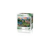 KS Games Puzzle 2000 pièces : Maison Douillette au Bord du lac