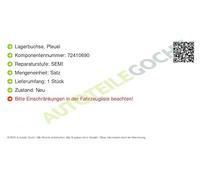 KS kolbenschmidt 77 779 690 plb Jeu de
