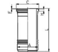 KS kolbenschmidt 88 429 110 Cylindre de serrure büchse