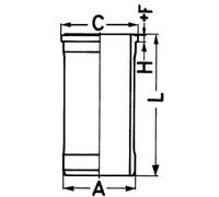 KS kolbenschmidt 88 891 150 Cylindre de serrure büchse