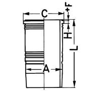 KS kolbenschmidt 89 186 110 Cylindre de serrure büchse