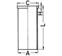 KS kolbenschmidt 89 456 190 cARABINE-cylindre