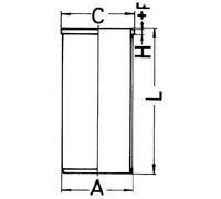KS kolbenschmidt 89 734 190 Cylindre de serrure büchse