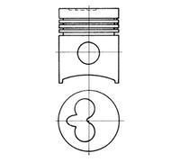KS kolbenschmidt 91 007 600 Piston